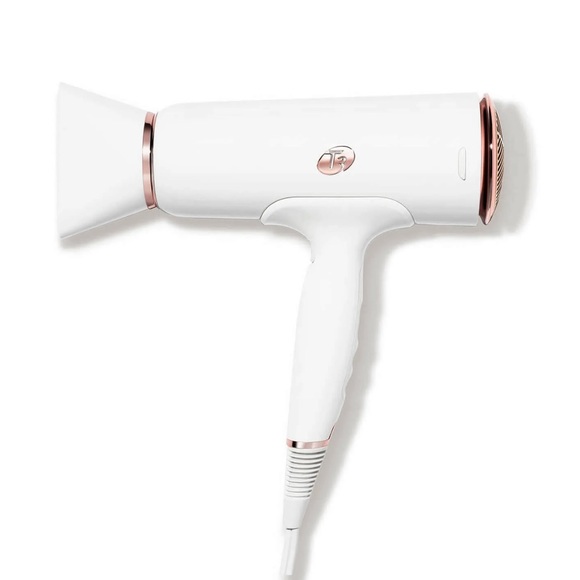 T3 Accessories - T3 CURA Luxe Hair Dryer White Rose Gold Digital Ionic Blow Dryer Fast Drying NIB